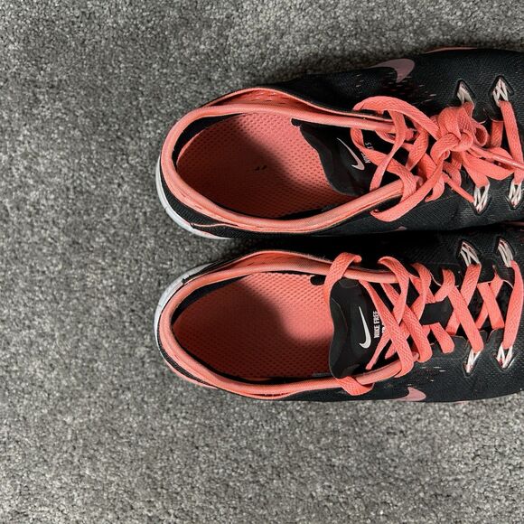 Nike Free TR Fit 5 718932-003 Women’s Size 8 Black Pink Athletic Running Shoes - Picture 11 of 13